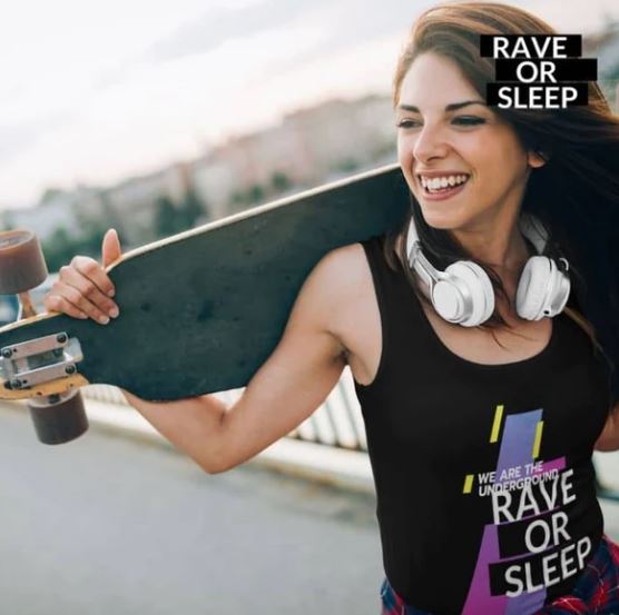 The Rave Vibes with Women's Rave Tank Tops