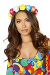 4888 - Roma Costume Multi Floral Light-up Headband
