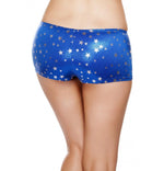 SH226 Silver Stars Boy Shorts - Roma Costume Shorts,New Products,New Arrivals - 2