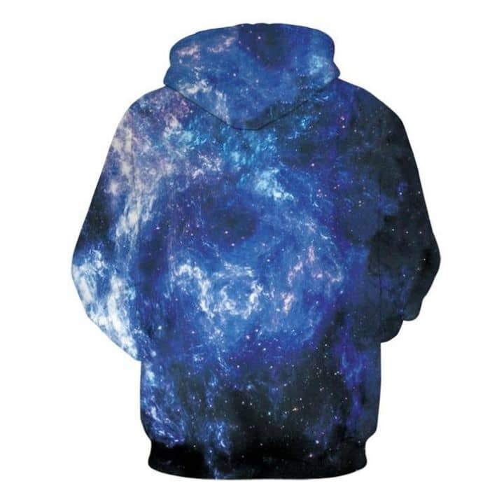 Galaxy Starlight Blue Crystal Hoodie Unisex