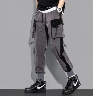 Red and Black Cargo Pants