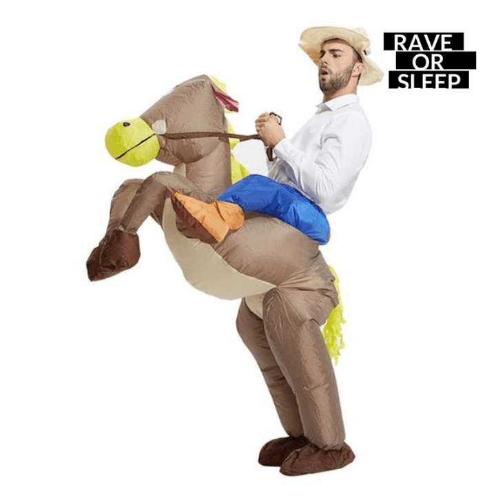 Inflatable Horse & Cowboy Costume