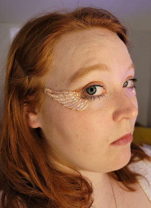 angel wings face paint