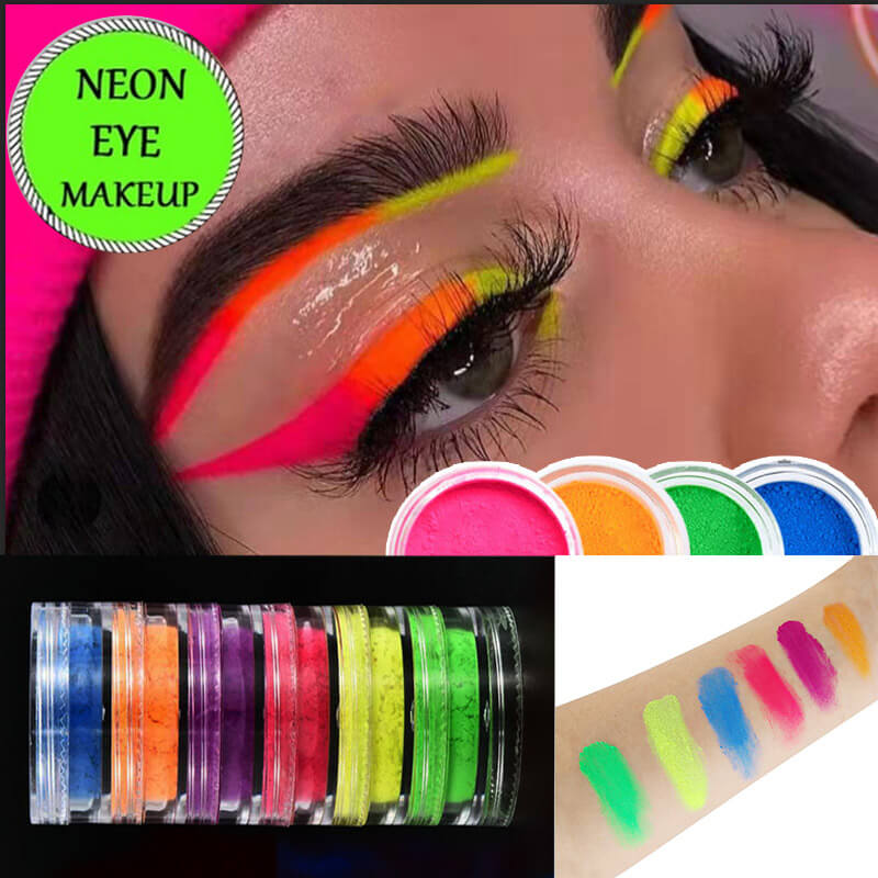 6pcs Neon Eyeshadow Powder
