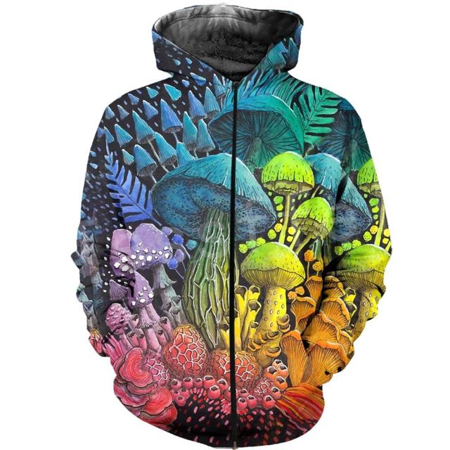 Colorful Psychedelic Mushroom Hoodie