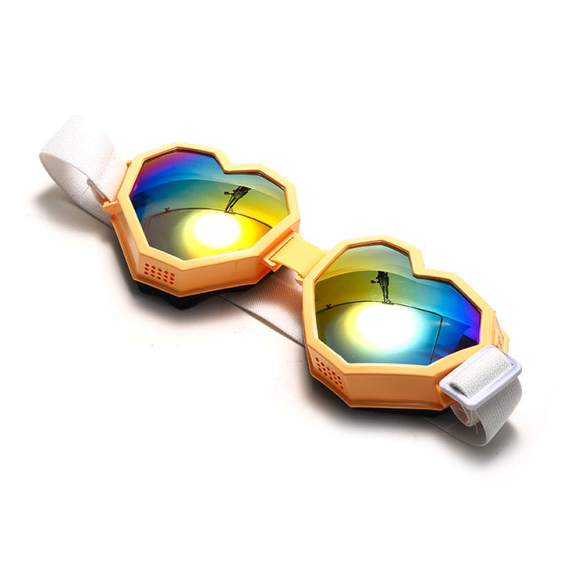 Heart Shaped Gradient Lens Goggles
