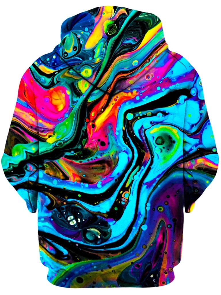 Liquid Color Swirl Hoodie