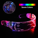 Rechargeable and wireless LED-Rave glasses- Led Gear for EDM party