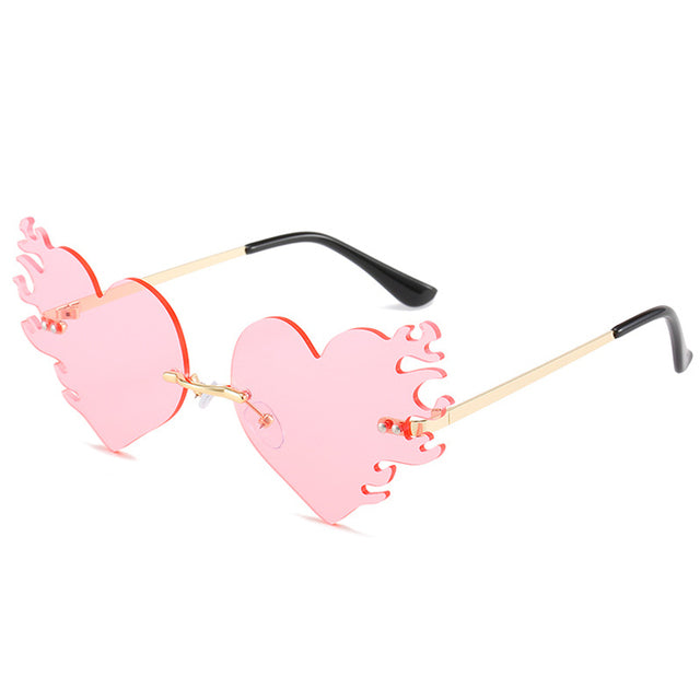 Heart Flame Sunglasses