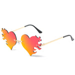 Heart Flame Sunglasses