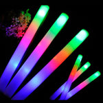 Rave Glow Sticks, Battery operated LED Foam Sticks