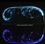 LED Rave Whip - 7 Colors, 4 Glow modes, 360° Swive