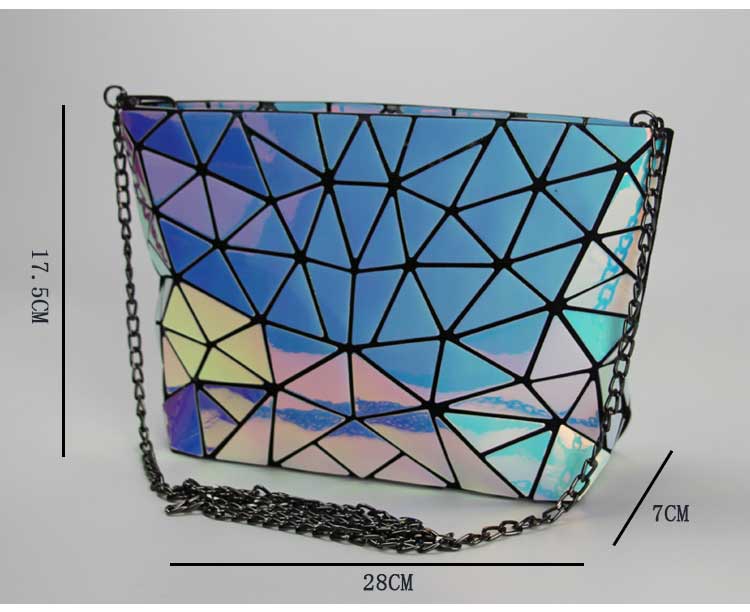 Diamond Hologram Laser Handbag