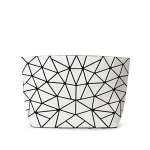 White Diamond Shape Handbag