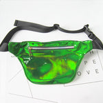 Holographic Green Laser Box Fanny Pack