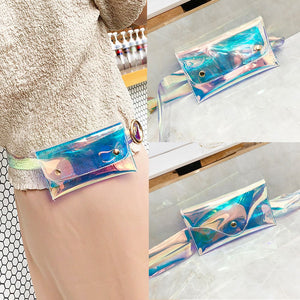 Holographic Brown Waist Pack